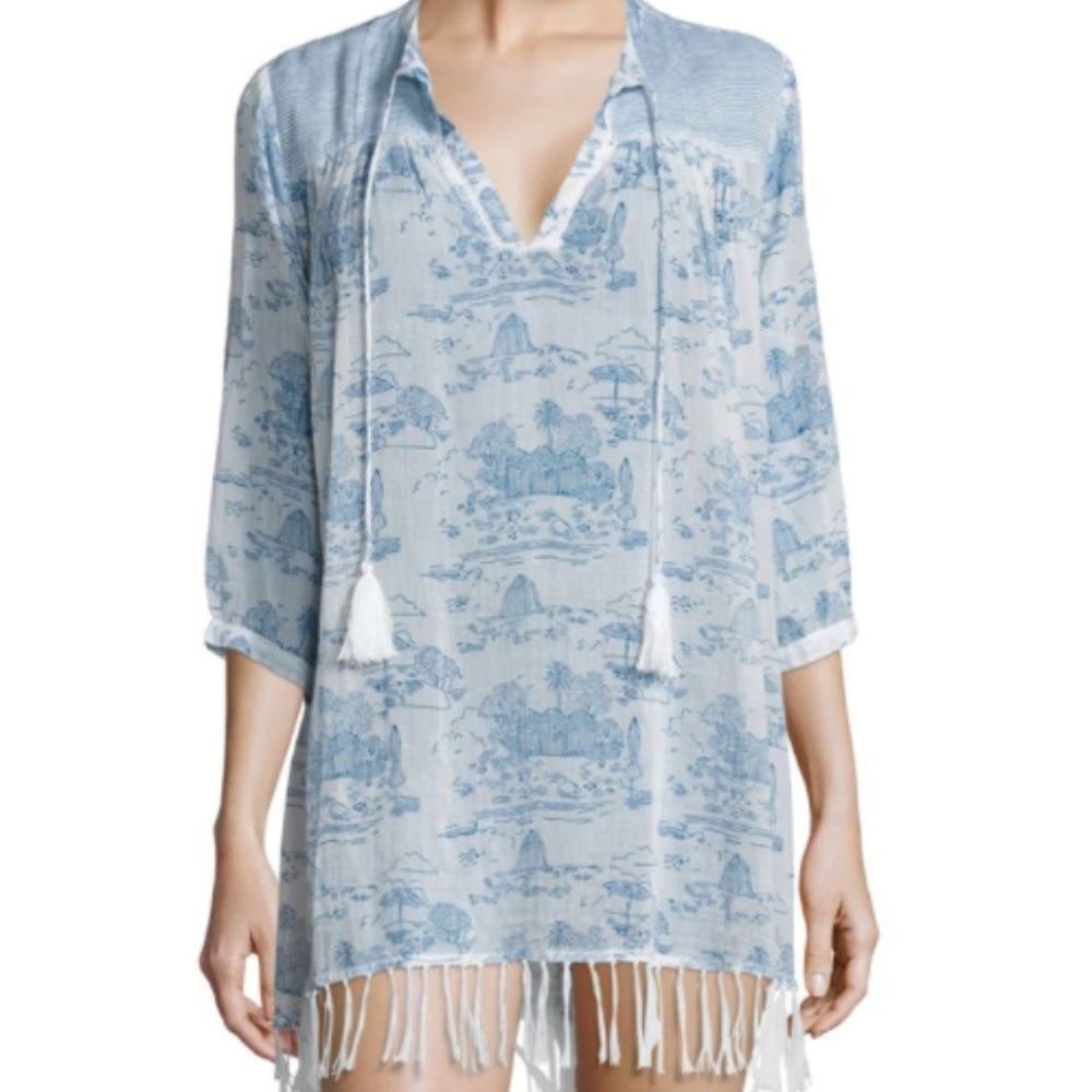 Roberta Roller Rabbit breezy cotton tunic coverup